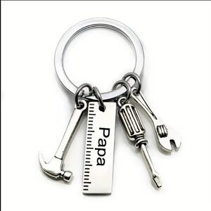 Papa Tools Keychain NWT
